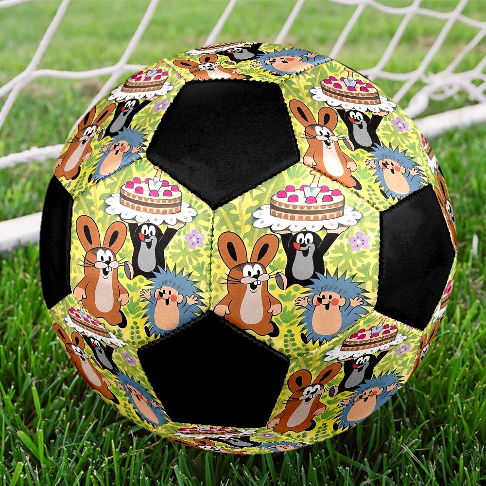Krtek Theme Size 5 Soccer Ball, Suitable for Both Indoor and Outdoor Matches, a Gift Suitable for Everyone.