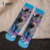 Funny Animal  Socks Cat Dog  Socks for Men Women Teens Christmas Gift  Adult Women Men Teens Gag White Elephant Gifts