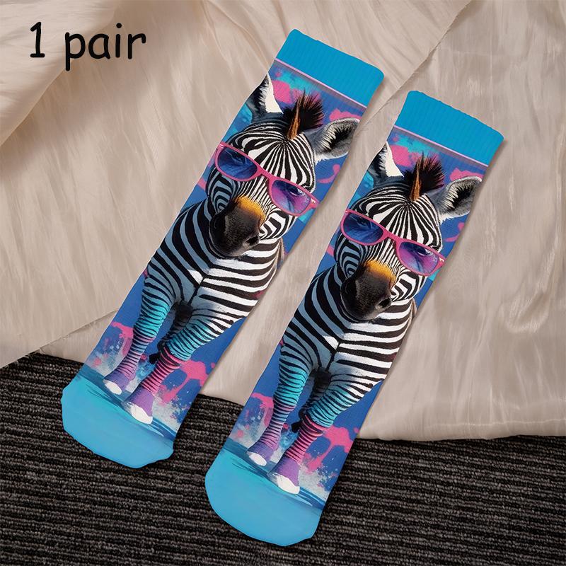 Funny Animal Socks Cat Dog Socks for Men Women Teens Christmas Gift Adult Women Men Teens Gag White Elephant Gifts