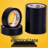PVC Waterproof High-Temperature Resistant Electrical Insulation Tape, Widened Large Roll, Black/White