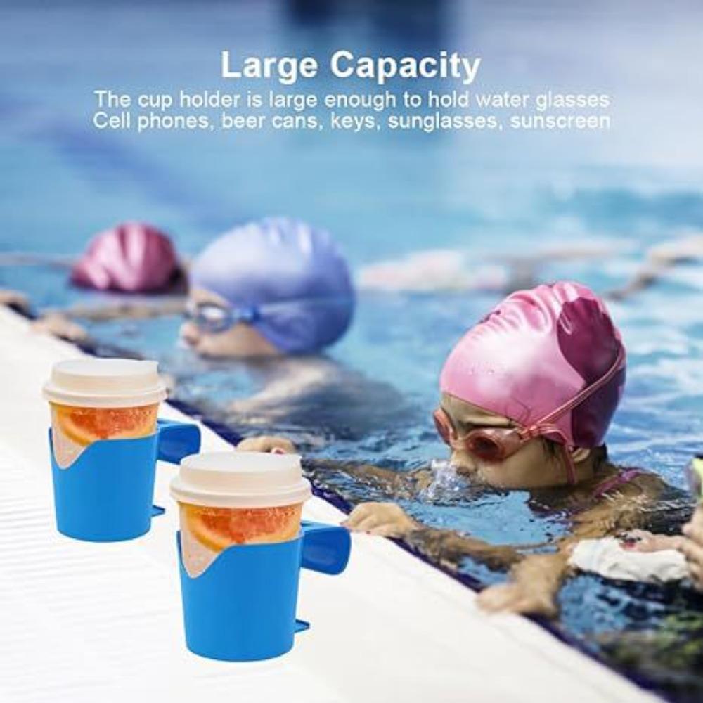 1PC New Hook Portable Outdoor Pool Cup Holder Punch-free Beer Beverage Holder Can Hold A Variety of Items Bathroom Accessories