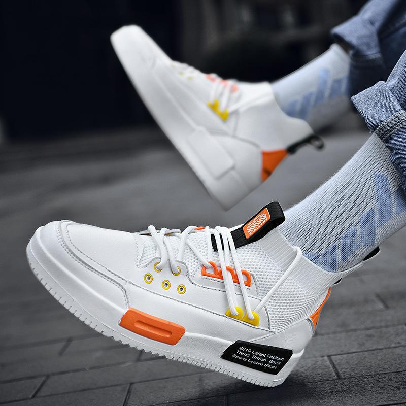 

2021 весна новая мужская обувь носки рот сетка спортивная обувь для скейтборда обувь интернет-знаменитости мужская модная обувь с высоким верхом 39