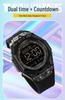 Sanda Waterproof Sports Watch: Multifunctional with Countdown, Dual Time Zone, Alarm for Students