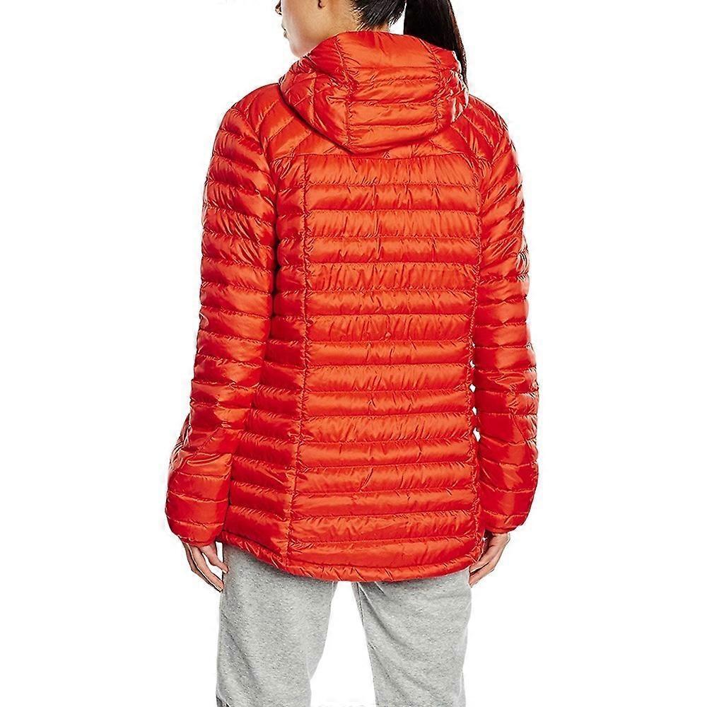 Adidas Down Jackets Women's Orange Hooded Non Detachable Moderate A98469