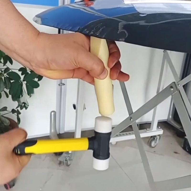 Paintless Dent Removal Puller Tap Down Pen Kit Long Nylon Impact Bar Fit for Car Dent Repair Fixing Tools Easy Effective