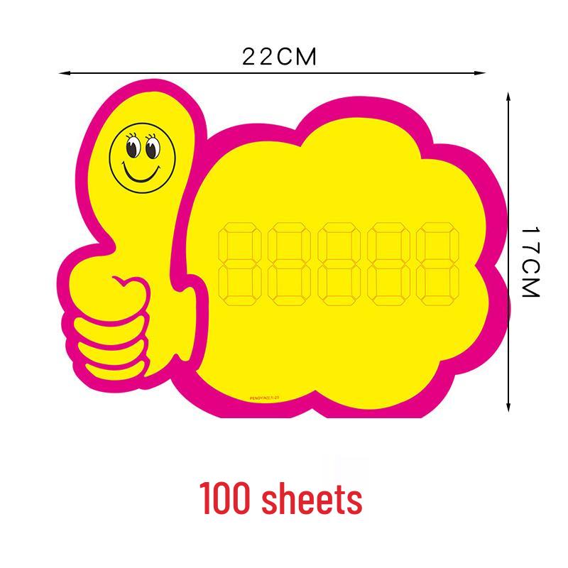 Extra Large Price Tag Promotion Card for Supermarket Displays