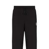 Emporio Armani EA7 SS25 Solid Color Drawstring Cuffed Knit Joggers Unisex Joggers Black 7X000045-AF12116-UC001