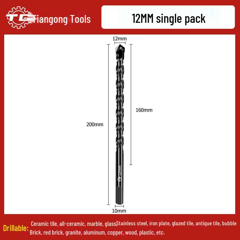 Tiangong Triangular Alloy Tile & Concrete Drill Bit
