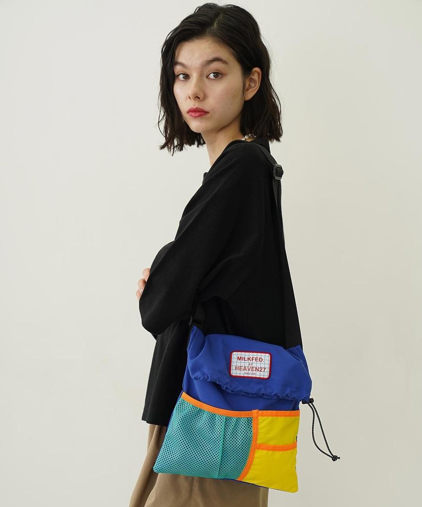 Milkfed Multi-Color Shoulder Bag, Blue