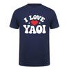 Cool I Love Yaoi T Shirt Funny Heart Anime Unisexga Boys Love Fan Gift Tshirts Short Sleeve Tee Da182