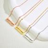 Light Luxury Super Flash Zircon Necklace Titanium Steel Collarbone Chain Women Do Not Fade Girlfriends