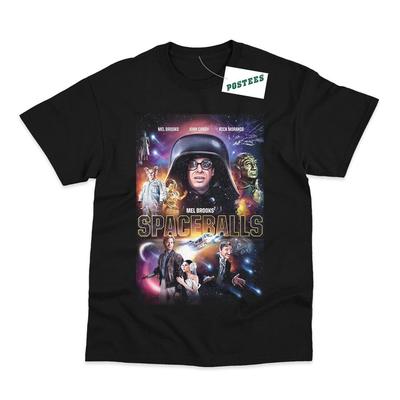 Spaceballs Filmplakat Direkt auf Kleidungsstück gedrucktes T-Shirt
