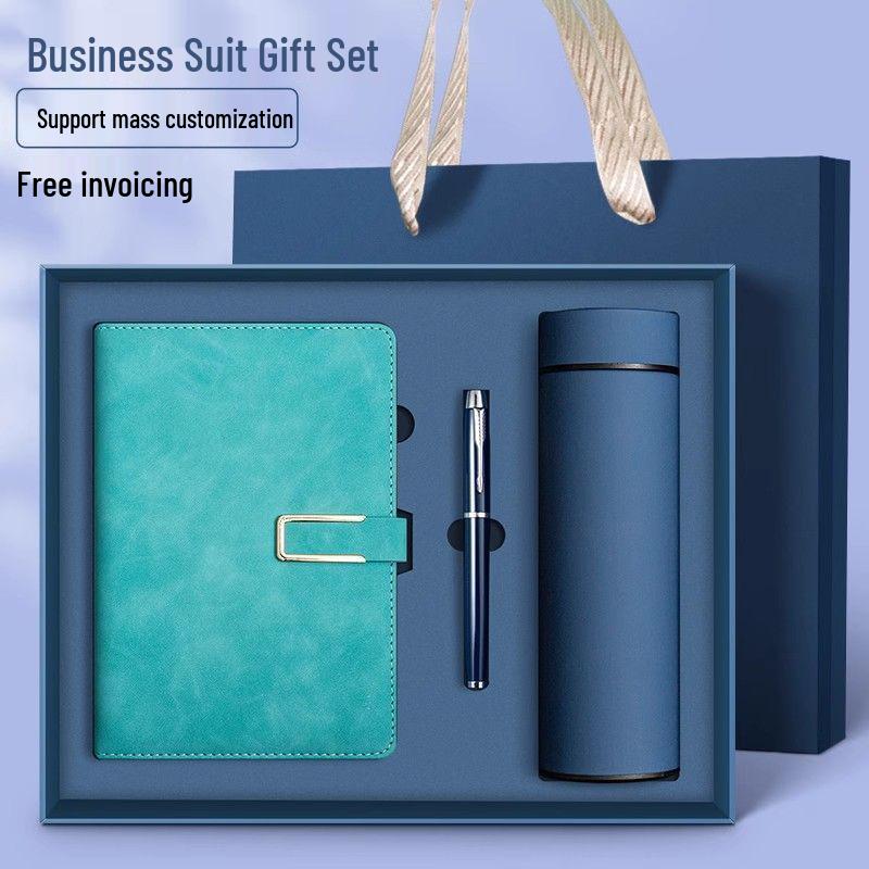 Luxury Logo Notebook Gift Set - Business Pages, Perfect for Corporate Souvenirs