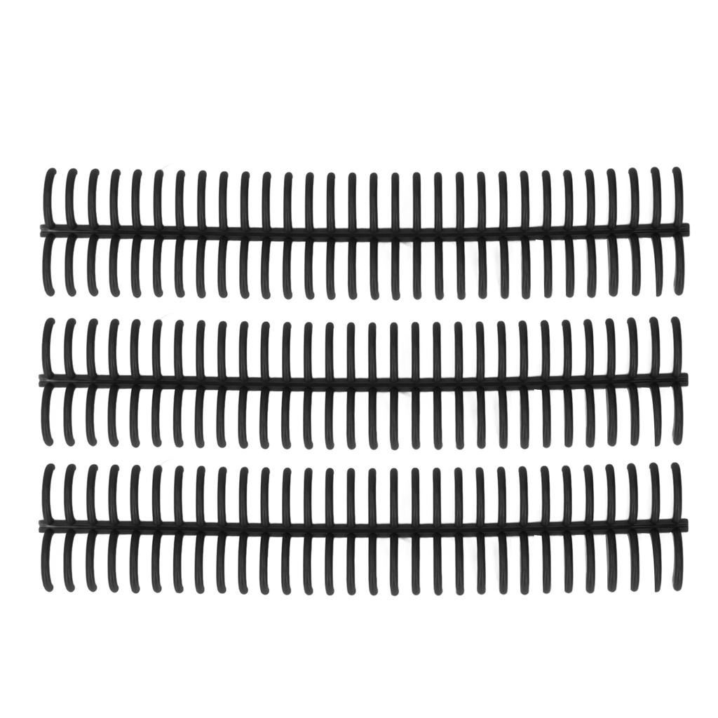10 Pcs Loose Leaf Binding Spine 30 Holes 22mm Inner Diameter Wear Resistant Plastic Binding Rings