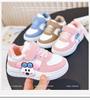Kids' Low-Top Skate Shoes: Cotton-Padded, Fleece-Lined, Cartoon Design for Toddlers & Young Children