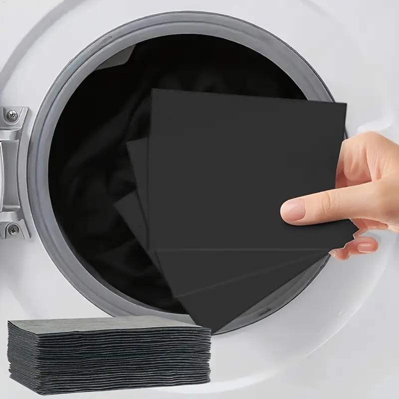 15 Pieces Black Clothes Dye Clothing Restorer Laundry Black Sheets For Fabric Care Garment Restoration Washing Clothes Washer