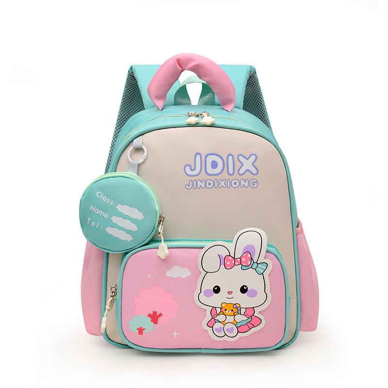 Kids Dinosaur School Backpack With Durable Nylon Material For Kindergarten Students