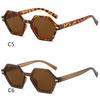Polygon Vintage Simple Sunglasses Women Men Classic Fashion Sun Glasses Daily Commute Driving Shade Glasses