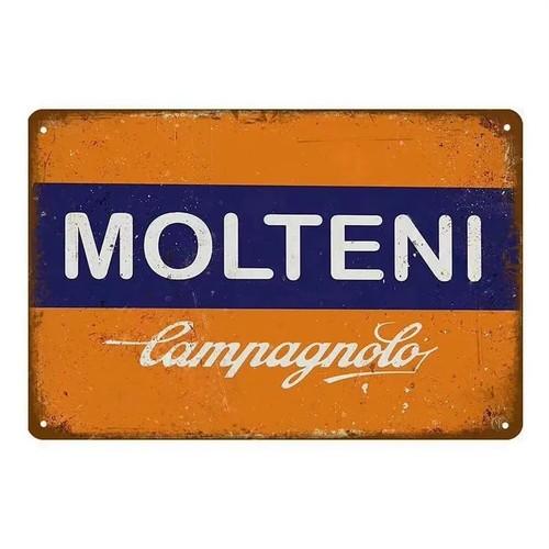Molteni Retro Metal Tin Sign Vintage Cycling Decor Wall Art aluminum 20x30cm