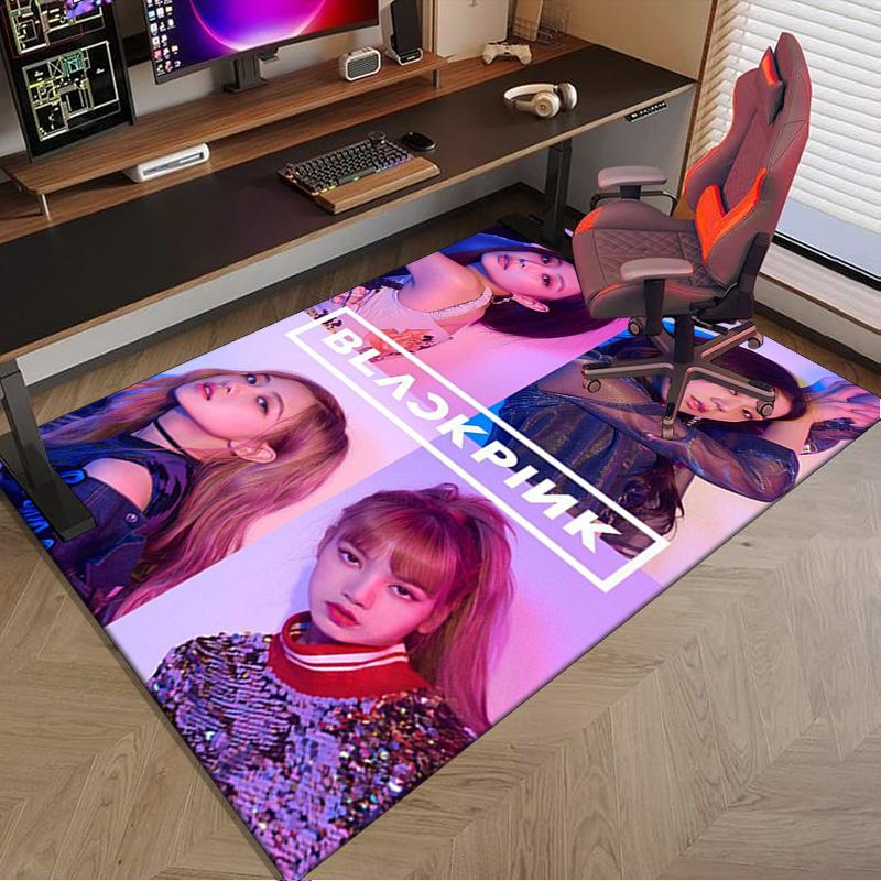 kpop BP Fashion Carpet, Chair Rug,Rug for Office Bedroom living rooms, Doormat decor Fan Gift Christmas Gift