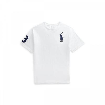 Polo Kids Boys 8 18 Years Old Big Pony Cotton Jersey Tee  Cwpotshy8020322100 