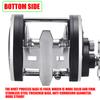 New Saltwater Fishing Reels 7+1bb Casting Sea Fishing Reel Gear Ratio 4.4:1 Spinning Reel 20-30KG Grag Trolling Reel Round Baitcasting Reel Lure Reel