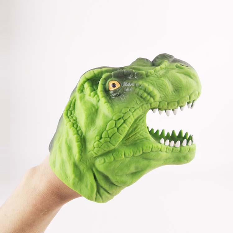 Simulation Tyrannosaurus Doll Role Playing Hand Doll Flexible Glue Dinosaur Doll Toy