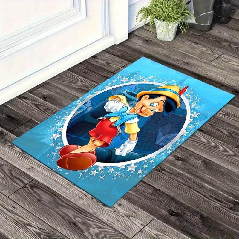 

1pc Pinocchio Pattern Area Rug Soft Flannel for Living Room, Office, Bedroom, Outdoor and Camping, Sofa Coffee Table 60cm by 90cm