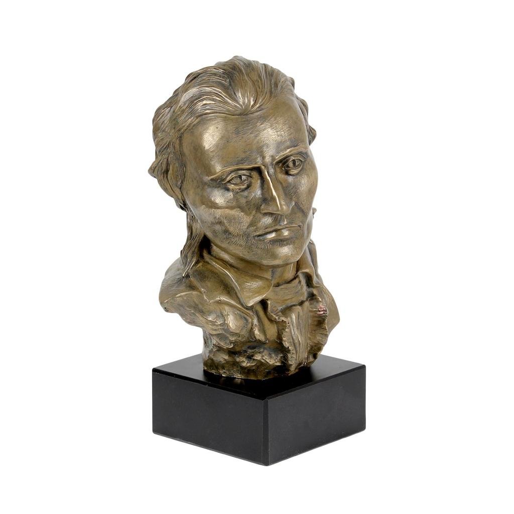 Friedrich Schiller - Marmorbüste, Statuette einer berühmten Persönlichkeit, Dekoration für Büro, Schule und Hotel von der Marke Art-Dog