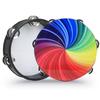 8-calowy Rainbow Tamburyn Drewniany dzwonek ręczny Instrument perkusyjny do wczesnej edukacji z podwójnym rzędem