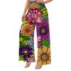 Women's High Waist Wide Leg Pants with Pockets Casual Flowy Palazzo Trousers for Daily Wear