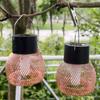 1/4Pcs LED Solar Garden Lights Super Bright Auto Charging Outdoor Waterproof Solar Hanging Lights with Flickering Flame