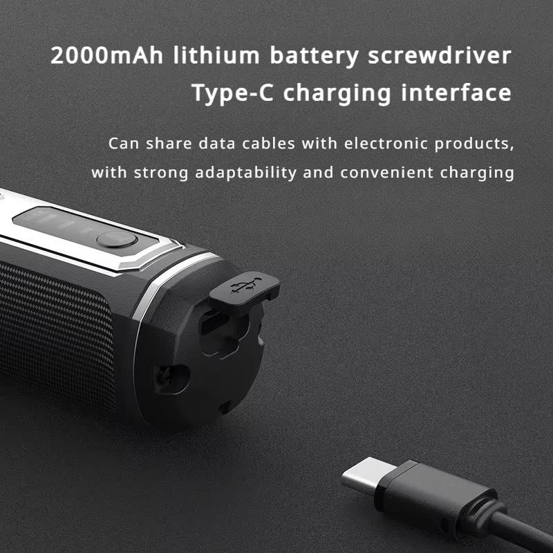 Mini Electric Screwdriver Set 4V Smart Cordless Electric Screwdrivers TYPE-C Rechargeable 33 Bit Set Drill Power Tools Kit