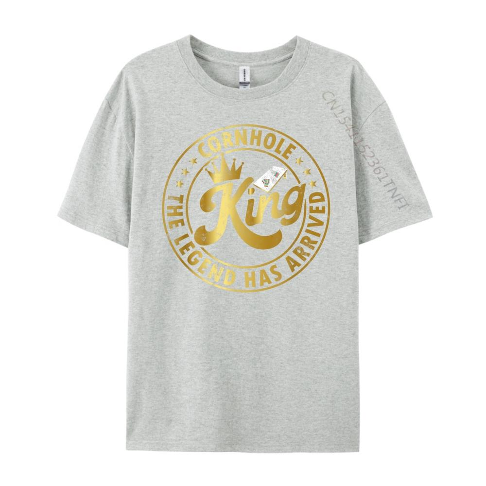 Cornhole King The Legend Has Arrived Cornhole Play Luxury T Shirt Vintage T Shirts Funny