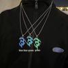 Luminous Wolf King Titanium Steel Necklace - Men's Retro Hip-Hop Jewelry Trend