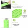 3pcs Heat-Resistant Silicone Mat Organizer Flexible Countertop Mat Non Slip Mat  Kitchen