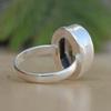Oval Rose Cut Smoky Quartz 925 Sterling Silver Ring Jewelry, Handmade Brown Smoky Statment Gift Ring