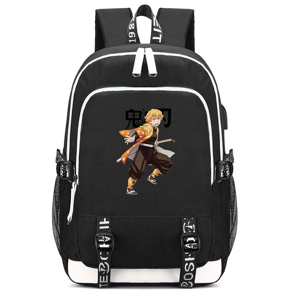 Süßer Cartoon Dämonentöter Aufdruck Rucksack Große Kapazität Schultasche Student Schultasche Outdoor Laptop Reisetasche Geschenk