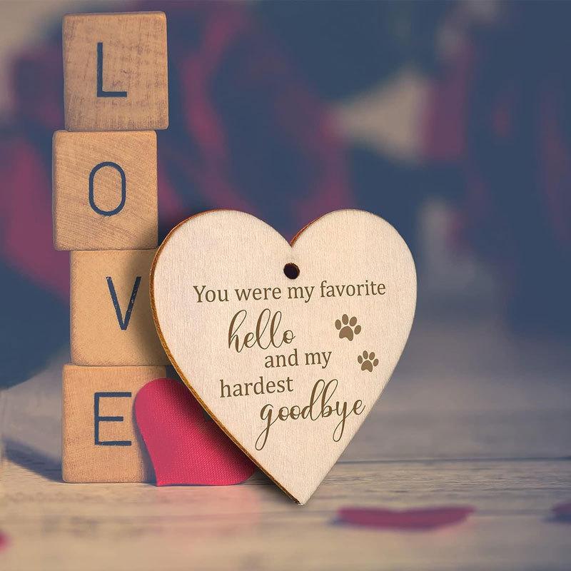 Wooden Photo Frame Postcard Photo Solid Wood Photo Frame Rotatable Desktop Ornament Pet Commemorative Photo Frame