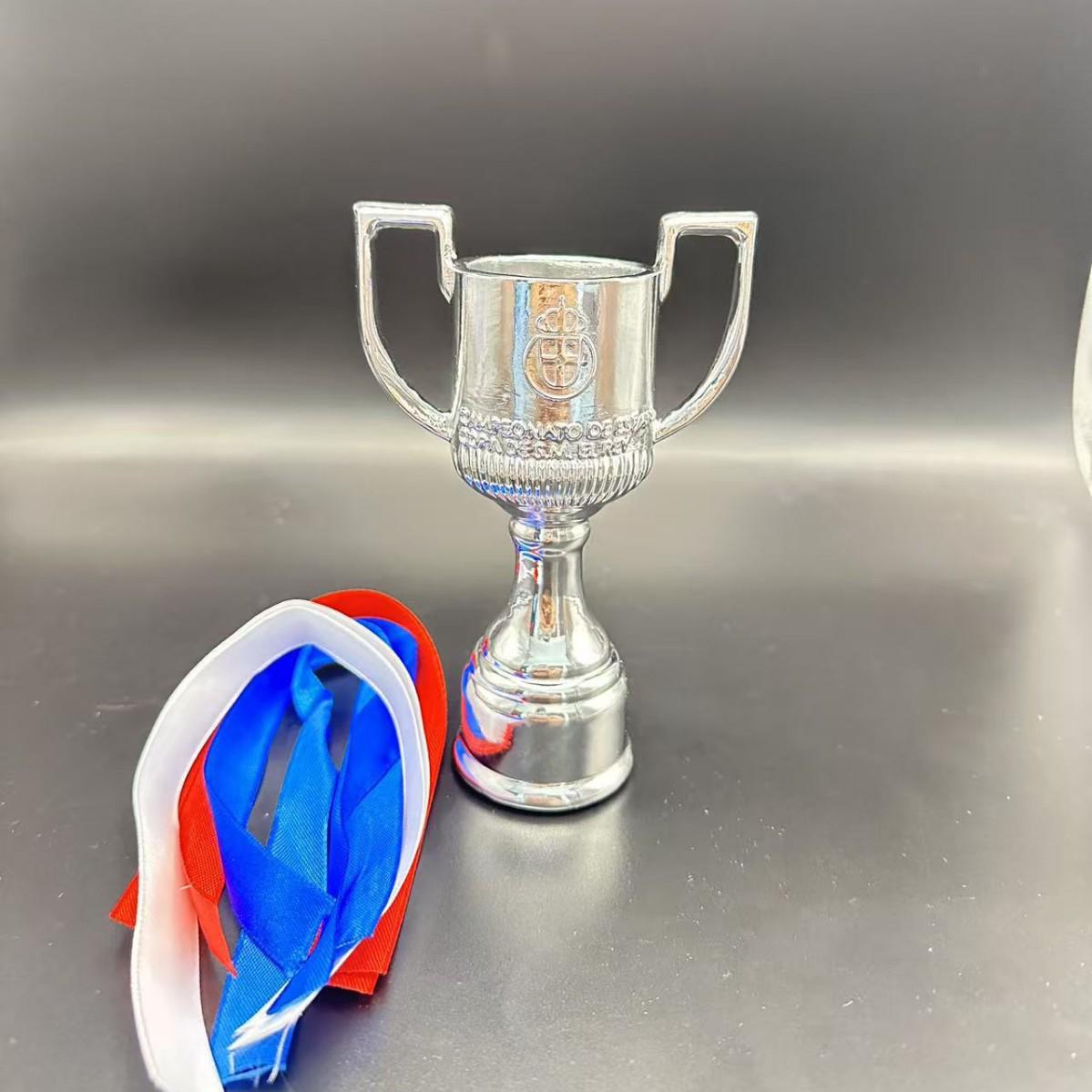 King s Cup Trophy: La Liga Copa del Rey Resin Ornament Laser engraving cost серебряный