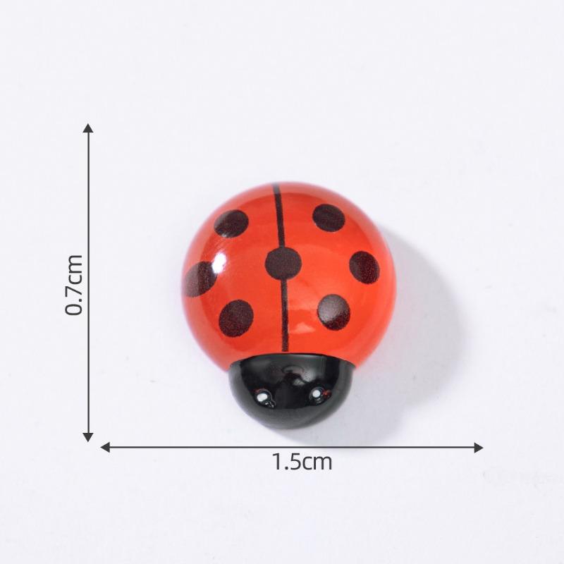 Luminous Little Ladybug Cute Grain Garden Landscape Decoration Blind Bag AccessoryMicro-landscape Small Ornament