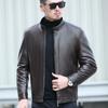 Herbst und Winter Neue Schaffell Echtes Leder Mantel männer Pelz Einteilige Verdickte Leder Jacke Mittelalter Vielseitig Casual Mantel männer Tragen