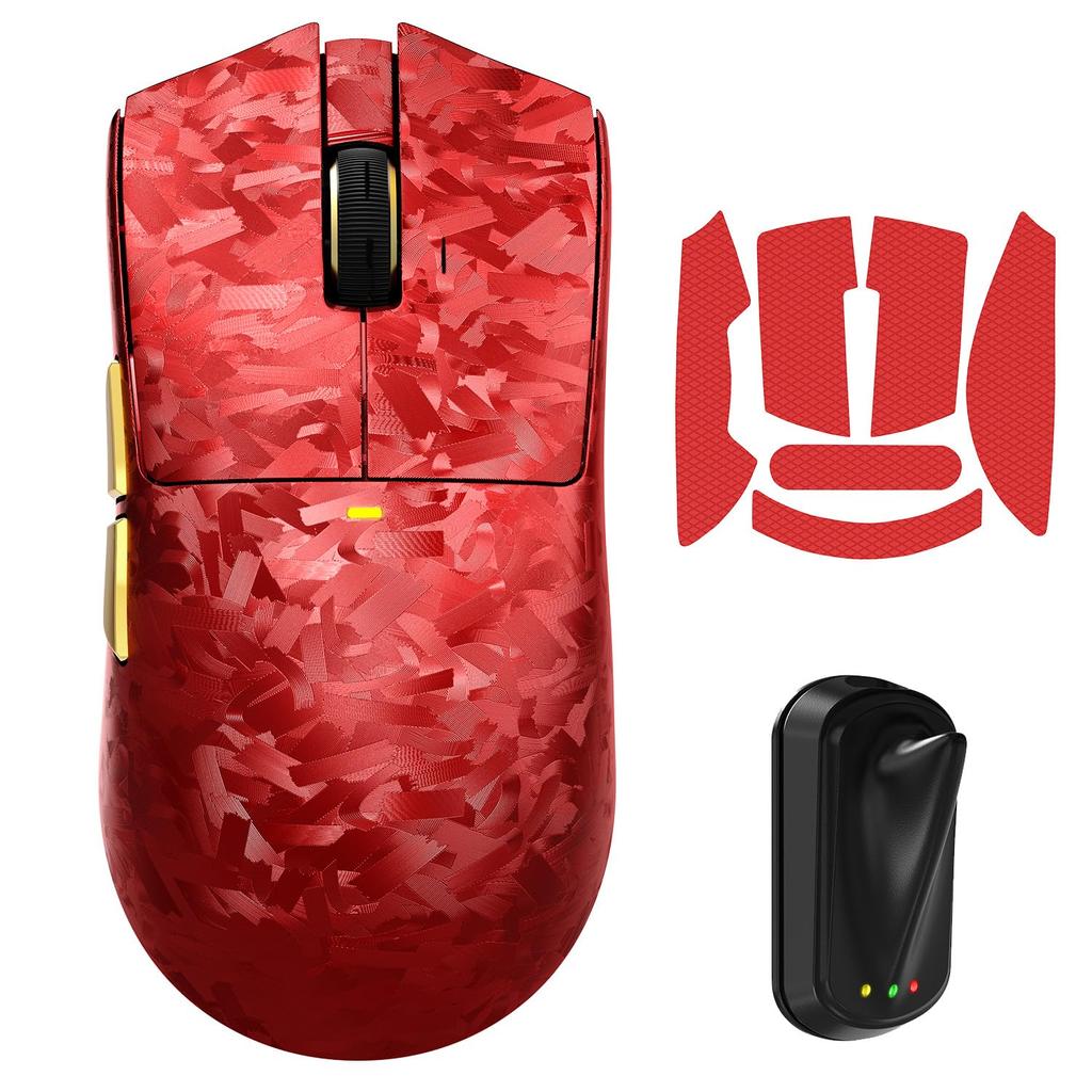ATTACK SHARK X11 ULTRA Gaming Mouse, 8K Compatible, Wireless, Carbon Fiber, Lightweight (63g)