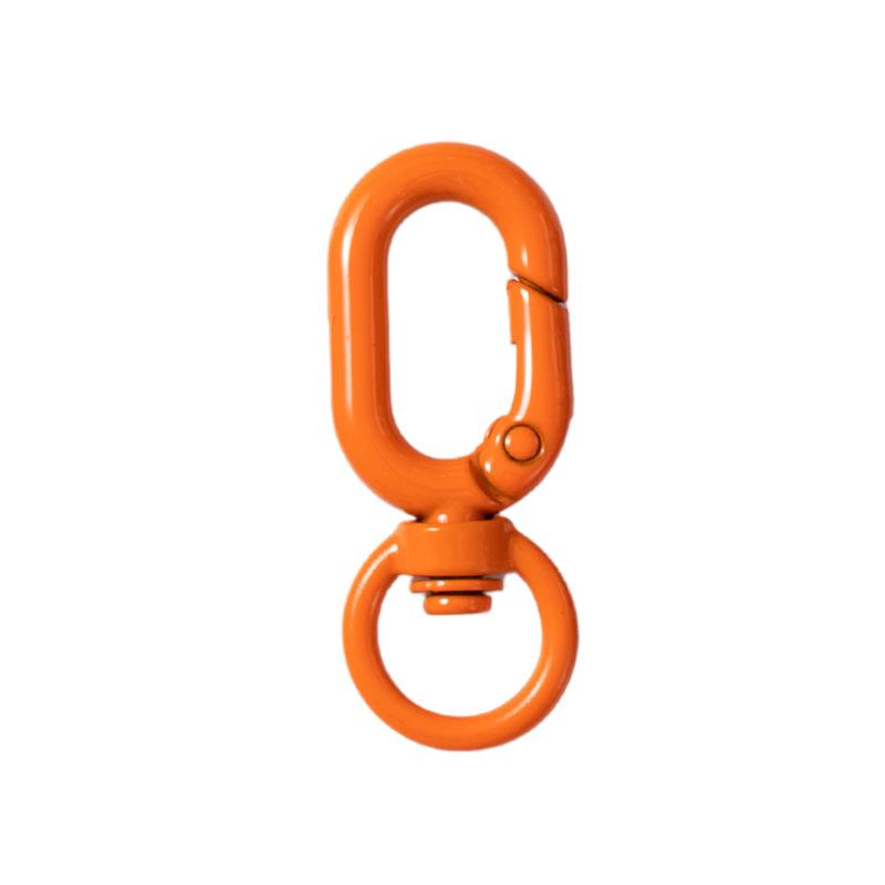 5pcs Colorful Metal Lobster Claw Clasps Swivel Lanyards Trigger Strap with Key Ring DIY Accessories for Bag Key Chains Connector