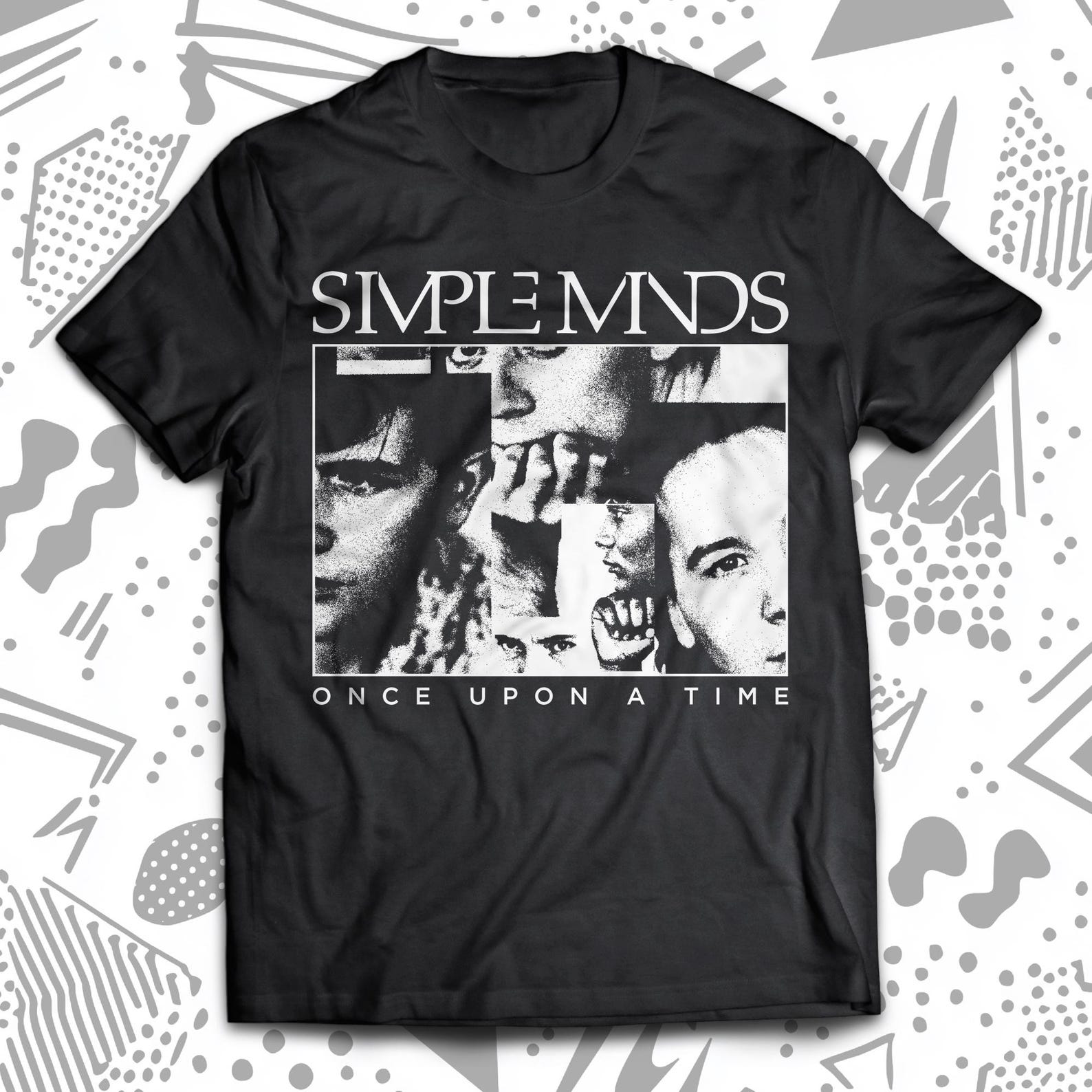 Simple Minds 80s New Wave T shirt, Big Country, U2, The Police, Human League, Psychedelic Furs, Duran Duran, The Church, The Breakfast Club S