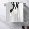 boston terrier Soft Face Towel Quick Dry Pool Bath Cotton Towels Breathable