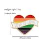 LGBT Rainbow Flag Pins Creative Heart Yeh Finger Enamel Pin Clothes Bag Lapel Gay Lesbian Pride Icon Badge Brooch Unisex