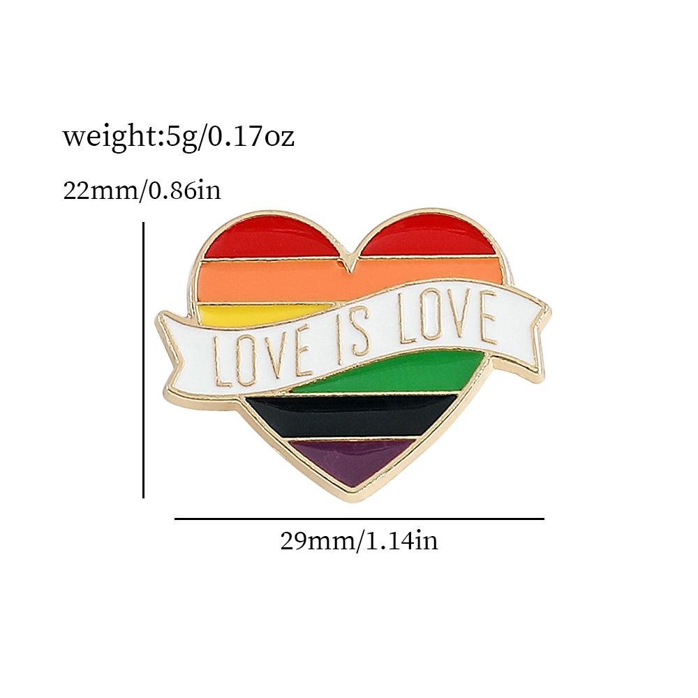LGBT Rainbow Flag Pins Creative Heart Yeh Finger Enamel Pin Clothes Bag Lapel Gay Lesbian Pride Icon Badge Brooch Unisex