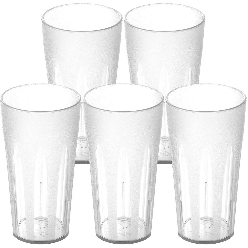Nagao King Tumbler 500 ml naturlig tritanharpiks laget i Japan Sett med 5 TR-807N