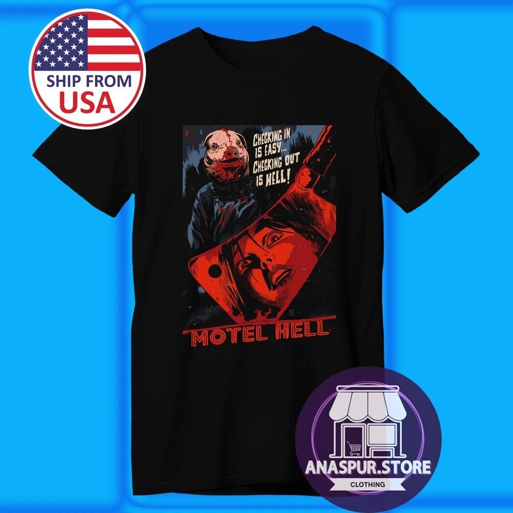 Motel Hell Horror Movie Men s Black Size S-5XL 4XL